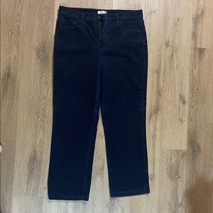 LOFT Navy Corduroy Pants size 14